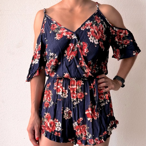 Floral Romper - Picture 1 of 5